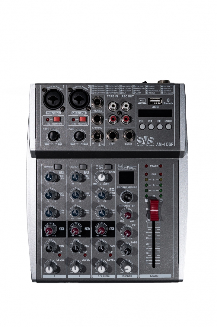 SVS Audiotechnik mixers AM-4 DSP Аналоговый микшерный пульт, 4-канала в Новокузнецке