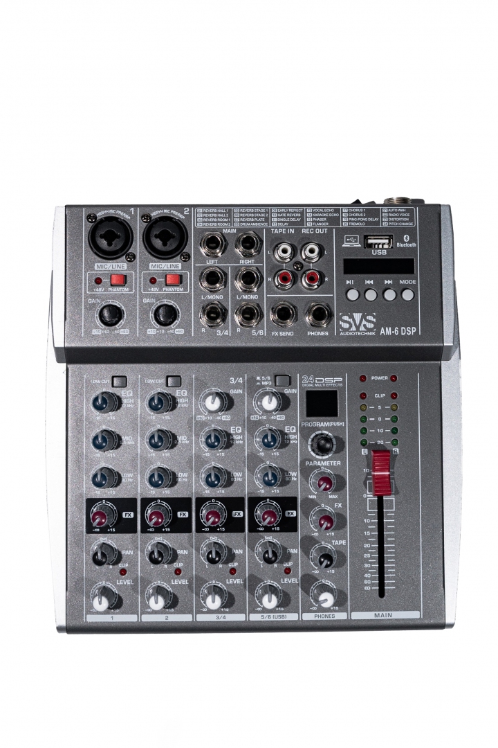 SVS Audiotechnik mixers AM-6 DSP Микшерный пульт аналоговый, 6-канальный SVS Audiotechnik mixers в Новокузнецке
